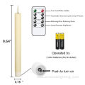 Flameless LED Flickering Taper Candles